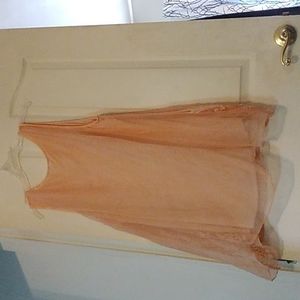 Soft Surroundings sequined, tank w/liner top